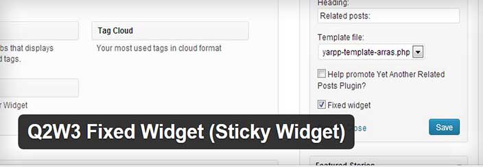 Migliori Widget WordPress-Sticky widget