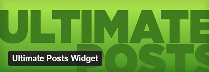 Migliori Widget WordPress-Ultimate post widget