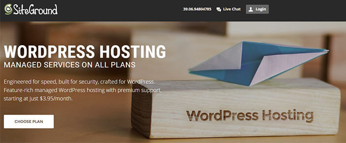 Installare WordPress-hosting SiteGround