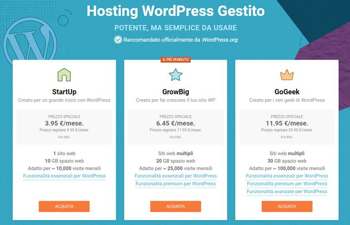 Come installare WordPress su SiteGround-Step1